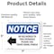 Signmission No Deliveries To This Entrance Sign, Vinyl Decal, 7in W x 5in L, 2PK OS-2PACK-NS-D-57-L-14475 - alternate 6